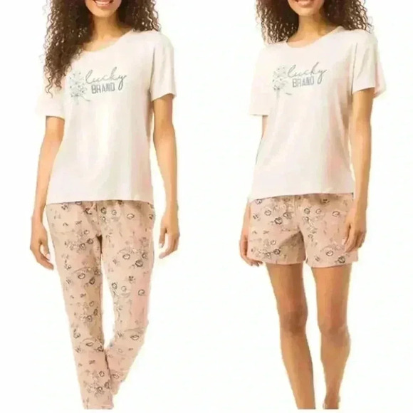 🆕 Lucky 🍀 Brand Ladies' 3-piece Pajama Set XXL🆕 - Picture 1 of 6